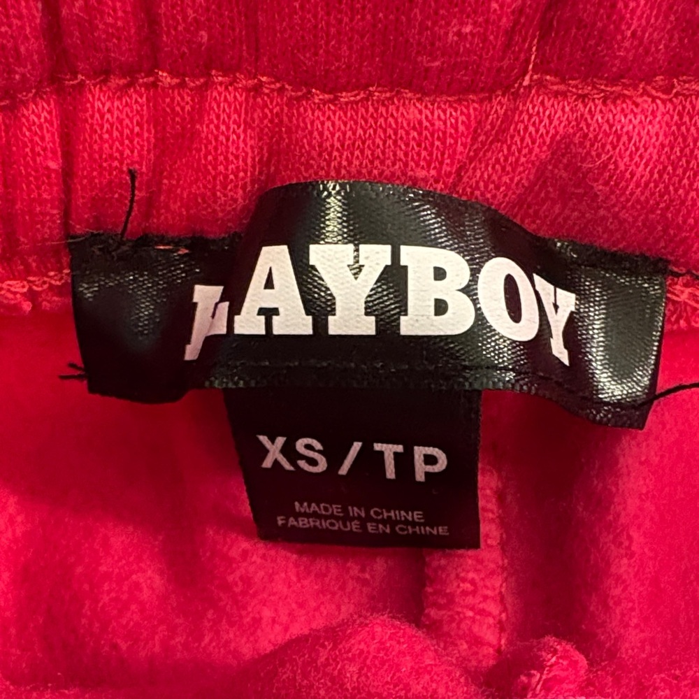 PLAYBOY Magenta Flare Joggers - Picture 2 of 4